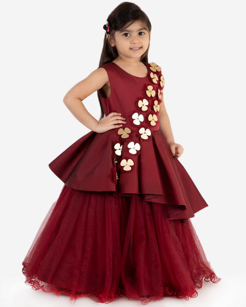 Pre-Order: Hannah Maroon Gown