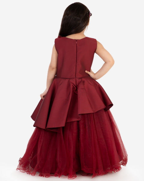 Pre-Order: Hannah Maroon Gown