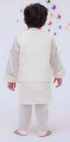 Pre Order: Multi Colour Butti Nehru Jacket with Kurta & Pant