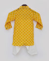 Pre-Order: Mustard Printed Kurta with Salwar