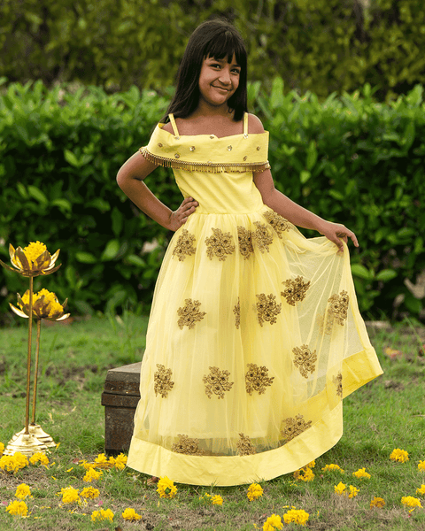 Yellow Ethnic Gown