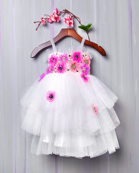 Pre-Order: White Handmade Flora Dress
