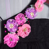 Pre-Order: Black Handmade Floral Dress