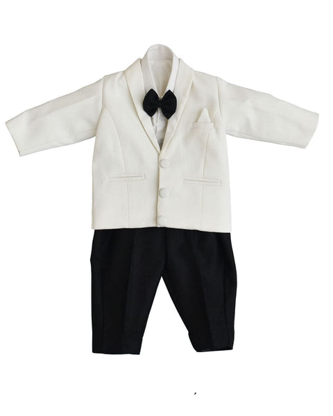 Pre-Order: White Coat wih Black Pant