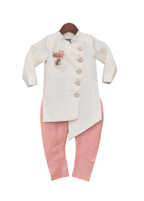 Pre-Order: Off-White Ajkan with Churidar