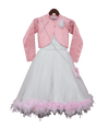 Pre-Order: Off-White Fur Gown with Shrug