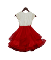 Pre Order: Off-White & Red Rose Frock