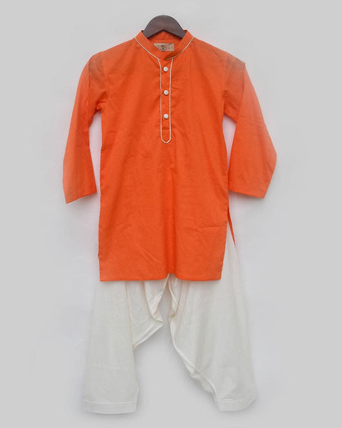 Pre-Order: Orange Kurta with Salwar