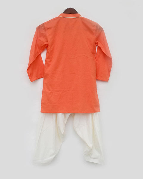 Pre-Order: Orange Kurta with Salwar