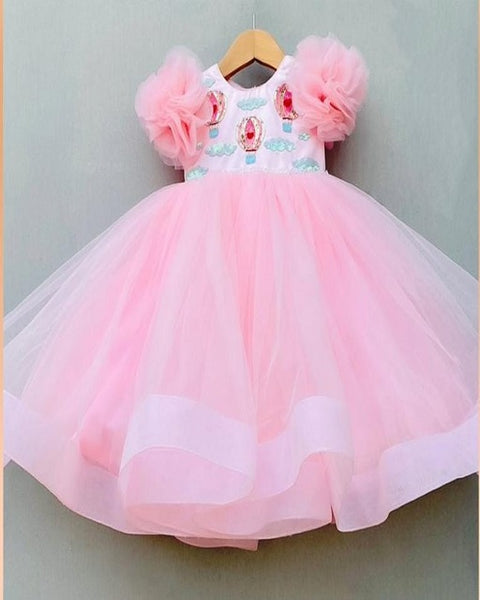 Pre-Order: Hot Balloon Pink Gown