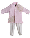 Pre-Order: Pastel Pink Embroidery Band Gala with Pant