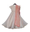 Pre-Order: Peach Anarkali Dress with Peach Dupatta