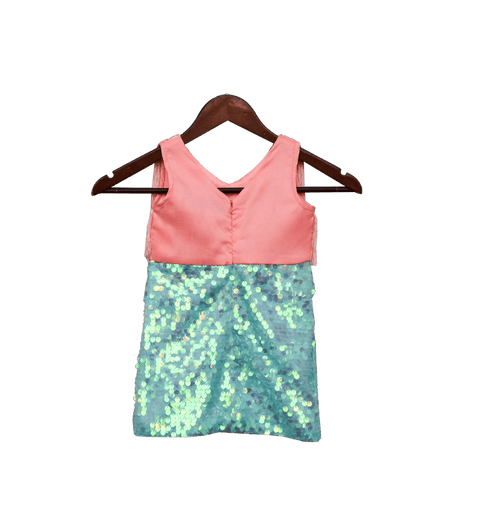 Pre-Order: Peach & Green Dress