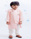 Pre-Order: Peach Linen Ajkan with Pant