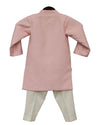 Pre-Order: Peach Linen Ajkan with Pant
