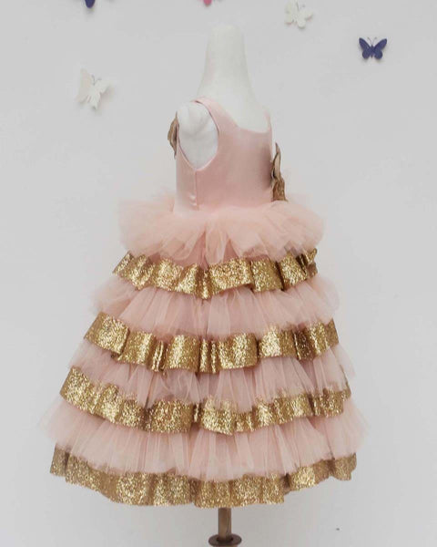Pre-Order: Peach Net Dress