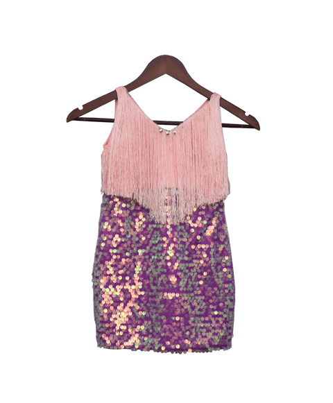 Pre-Order: Peach & Purple Dress