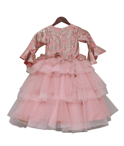 Pre-Order: Peach Simmer Gown