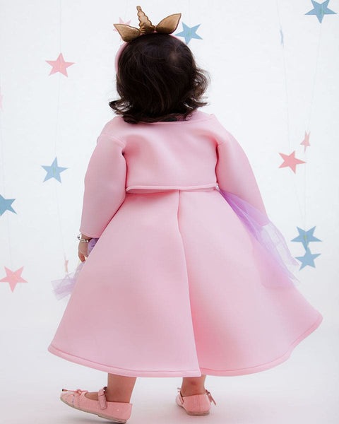 Pre-Order: Peach Unicorn Dress