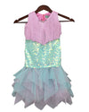 Pre-Order: Pink and Green Mermaid Long Dress