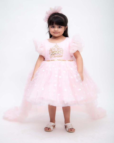 Pre-Order: Pink Star Net Dress