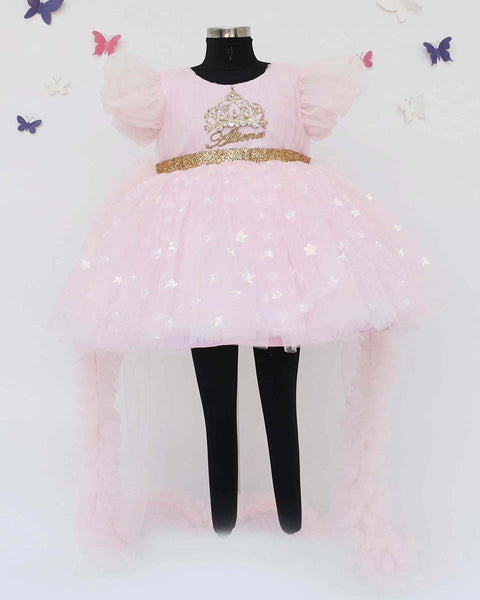 Pre-Order: Pink Star Net Dress
