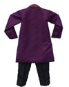 Pre-Order: Purple Ajkan with Black Pant