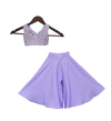 Pre-Order: Purple Embroidery Top with Plazzo