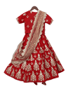 Pre-Order: Red Gota Choli with Lehenga