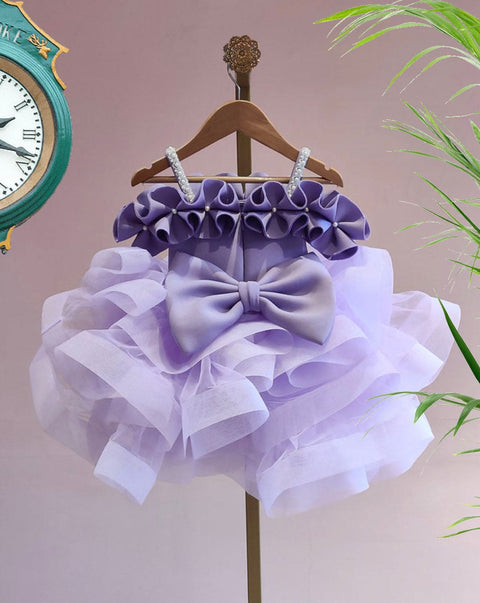 Pre-Order: Lilac Ruffle Dress