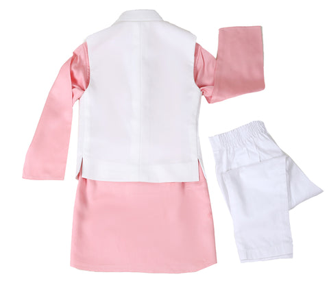 Pre-Order:  Waistcoat with Military Chest Embroidery -Kurta and Pants