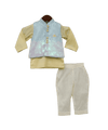 Pre-Order: Sequence Nehru Jacket with Kurta & Pant