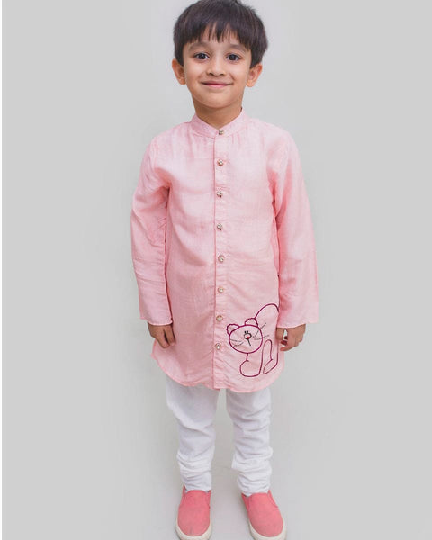 Full Sleeves Cat Kurta