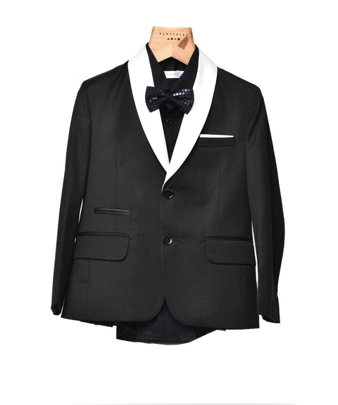 Pre-Order: Black Tux with White Collar