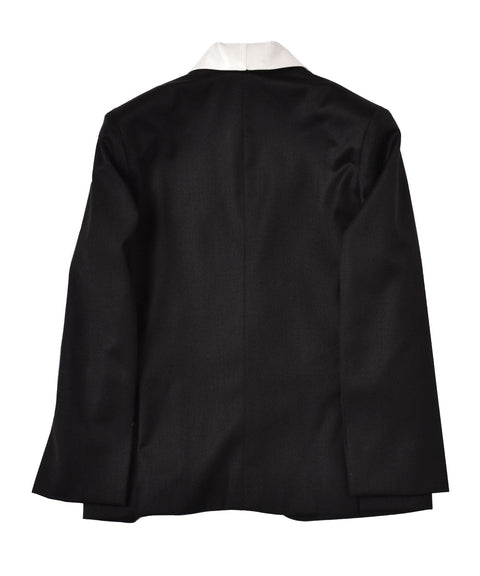 Pre-Order: Black Tux with White Collar