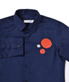 Pre-Order: Blue Shirt with Embroidery