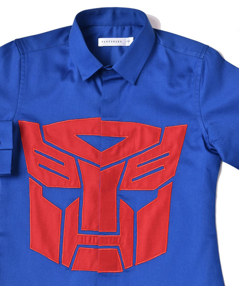 Pre-Order: Royal Blue Shirt with Autobots Logo