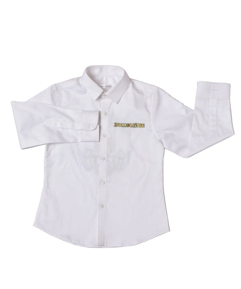 Pre-Order: White Shirt with Bumblebee Embroidery