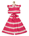 Pre-Order: Girls Top Set Stripe - Pink