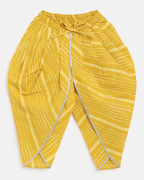 Pre-Order: Girls Suit Set Printed Bandhani - Green