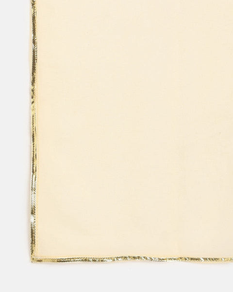 Pre-Order: Girls Lehenga Set Printed Floral - Cream