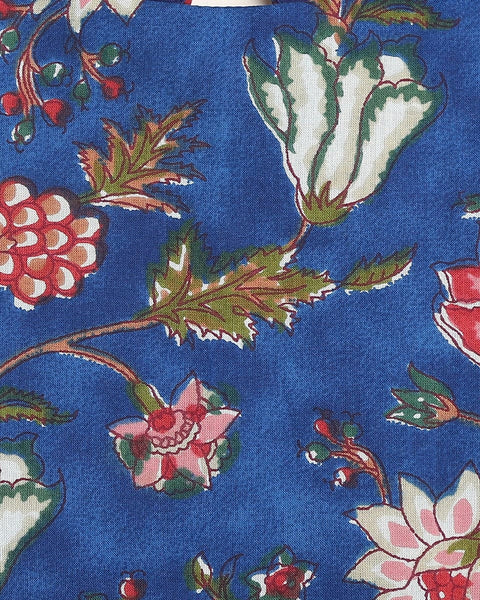 Pre-Order: Girls Lehenga Set Printed Floral - Blue