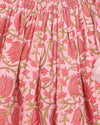 Pre-Order: Girls Lehenga Set Printed Floral - Pink
