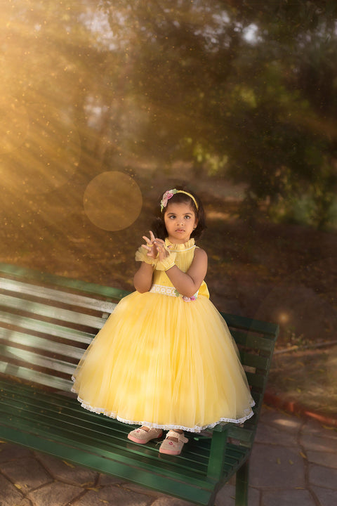 Pre-Order: Yellow Sunshine Calf Length Dress