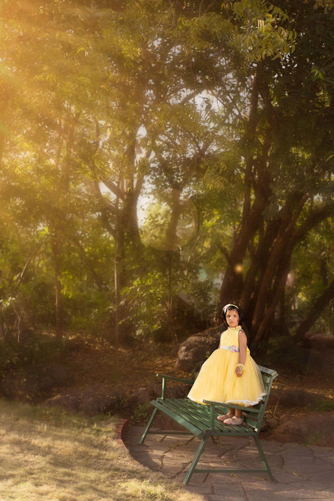 Pre-Order: Yellow Sunshine Calf Length Dress