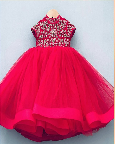 Pre-Order: Redish Embellished Gown