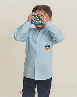 Sky Blue Shirt for Boys