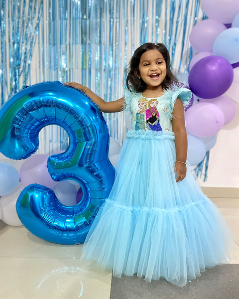 Pre-Order: Frozen Ankle Length Dress