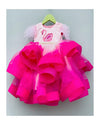 Pre-Order: Pink Double Shade Flamingo Dress