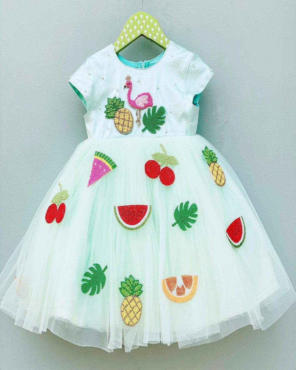 Pre Order Multiple Fruit Dress Peony Kids Couture